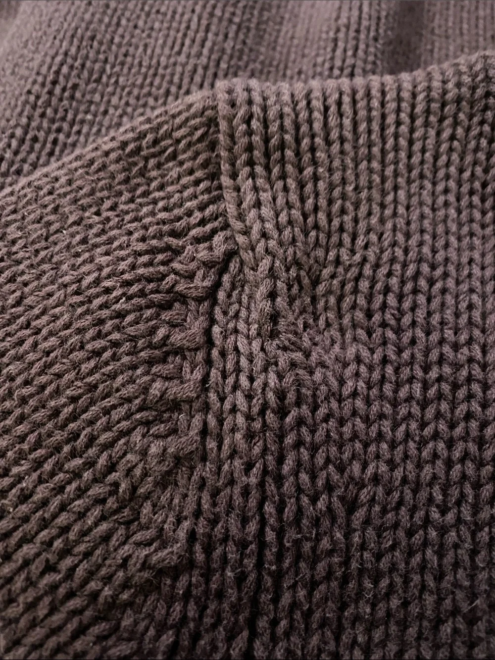 J. Crew XLT raisin burgundy vintage cotton rollneck sweater